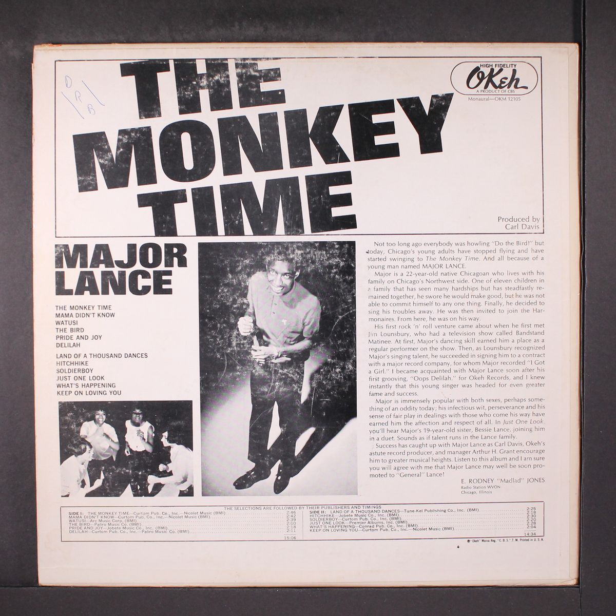 the monkey time by MAJOR LANCE