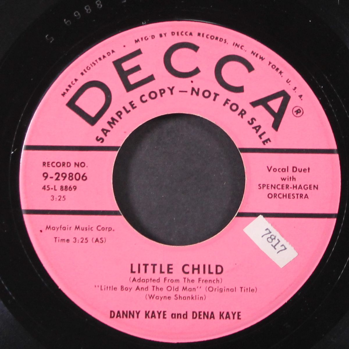 little child / laugh it off upsy daisey by DANNY & DENA KAYE