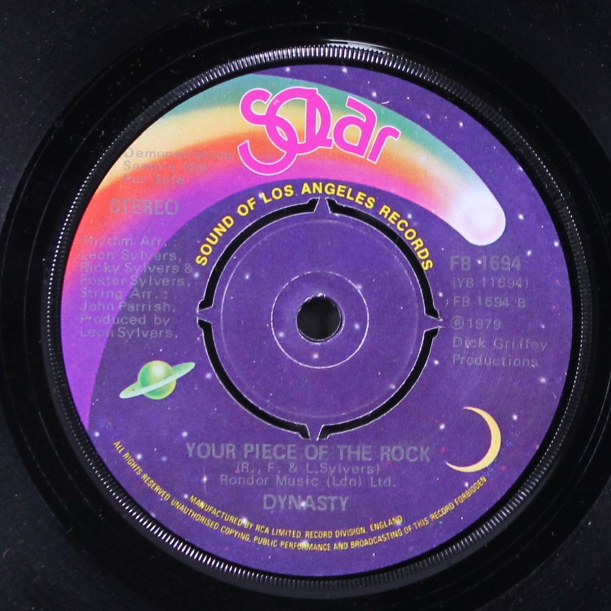 i don't want to be a freak / your piece of the rock by DYNASTY