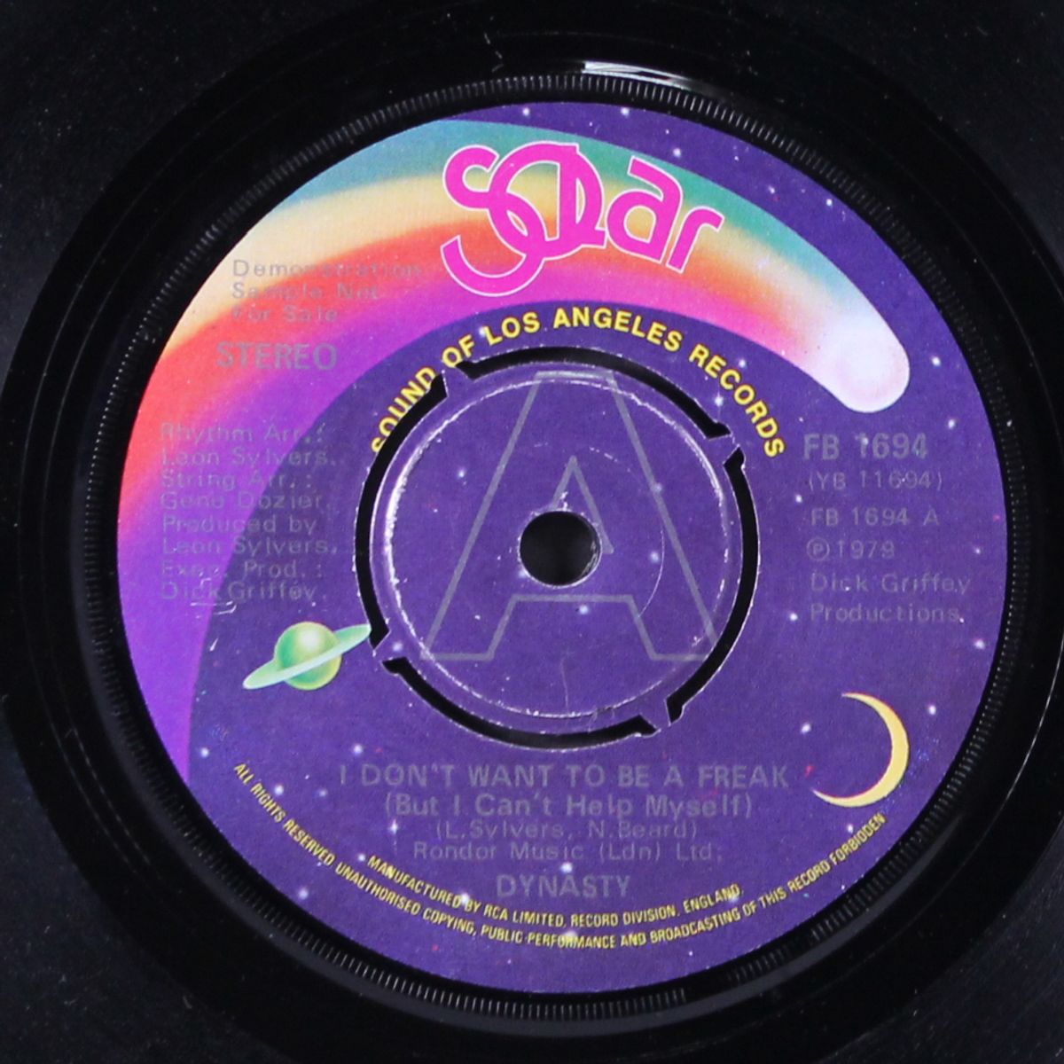 i don't want to be a freak / your piece of the rock by DYNASTY