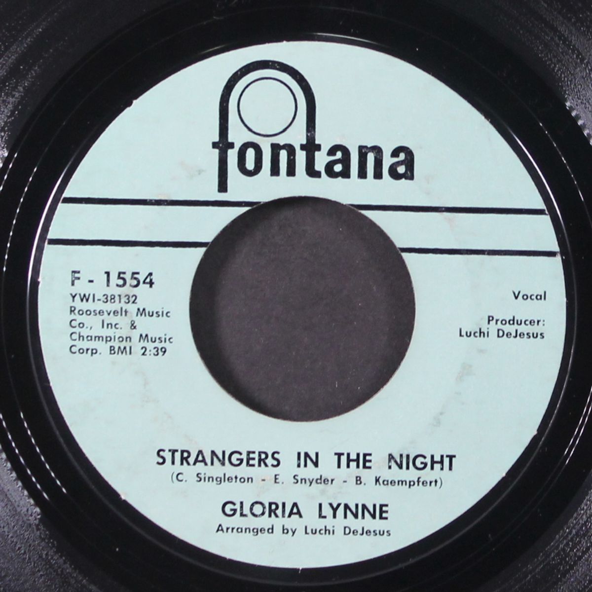 strangers in the night / hey, candy man by GLORIA LYNNE