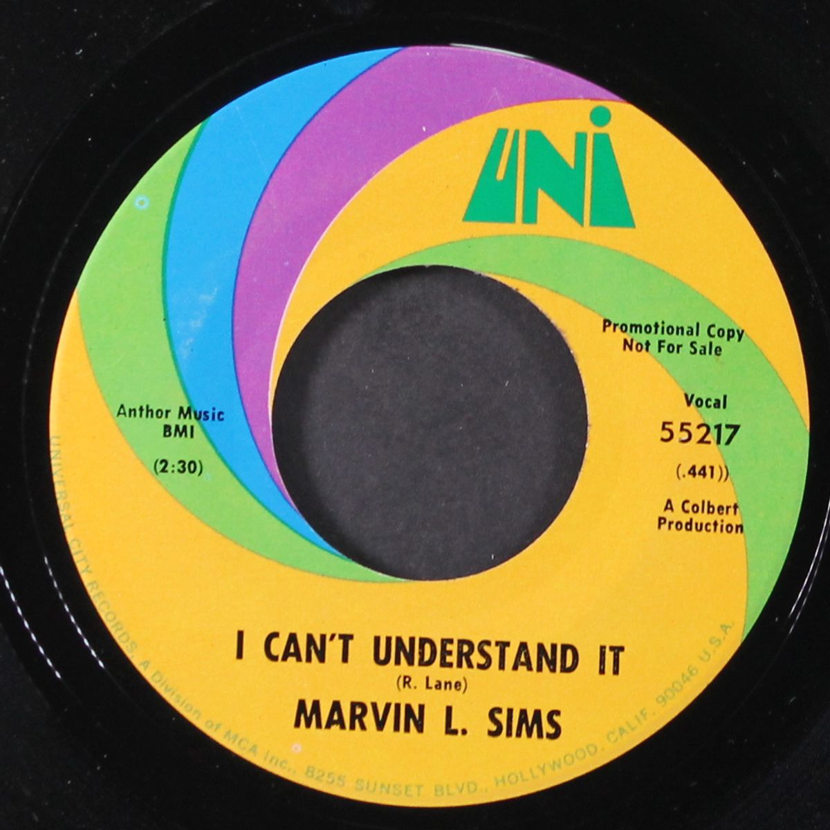 i can't understand it / it's your love by MARVIN L. SIMS