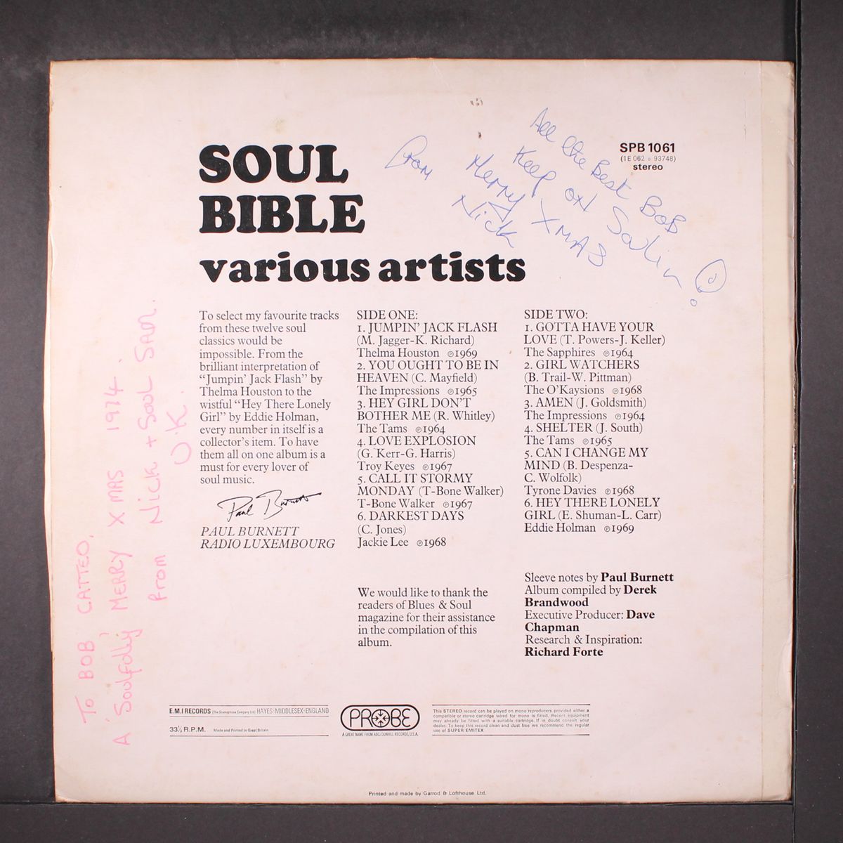 soul bible chapter one by VARIOUS