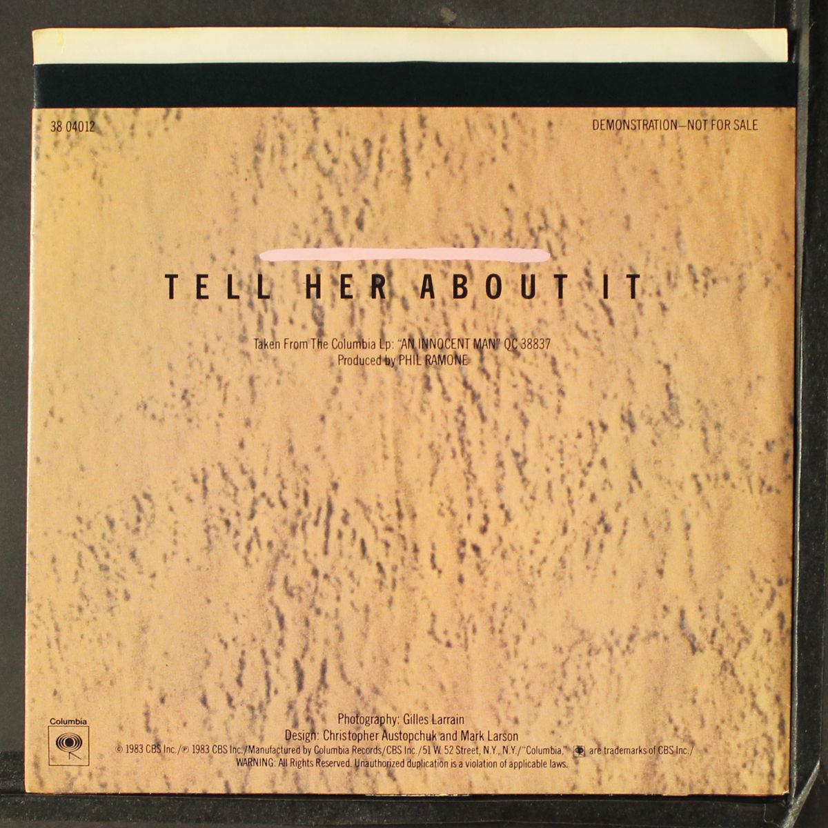 tell her about it by BILLY JOEL