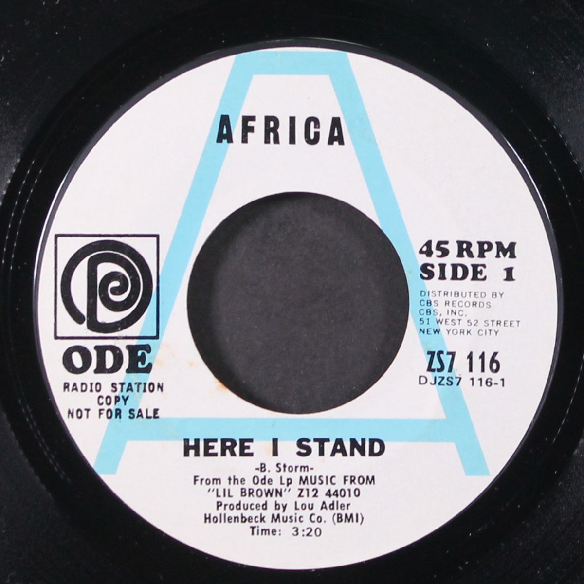 here i stand / widow by AFRICA