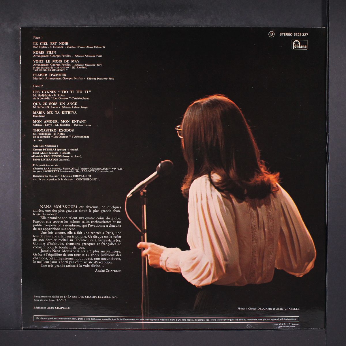 theatre des champs-elysees by NANA MOUSKOURI