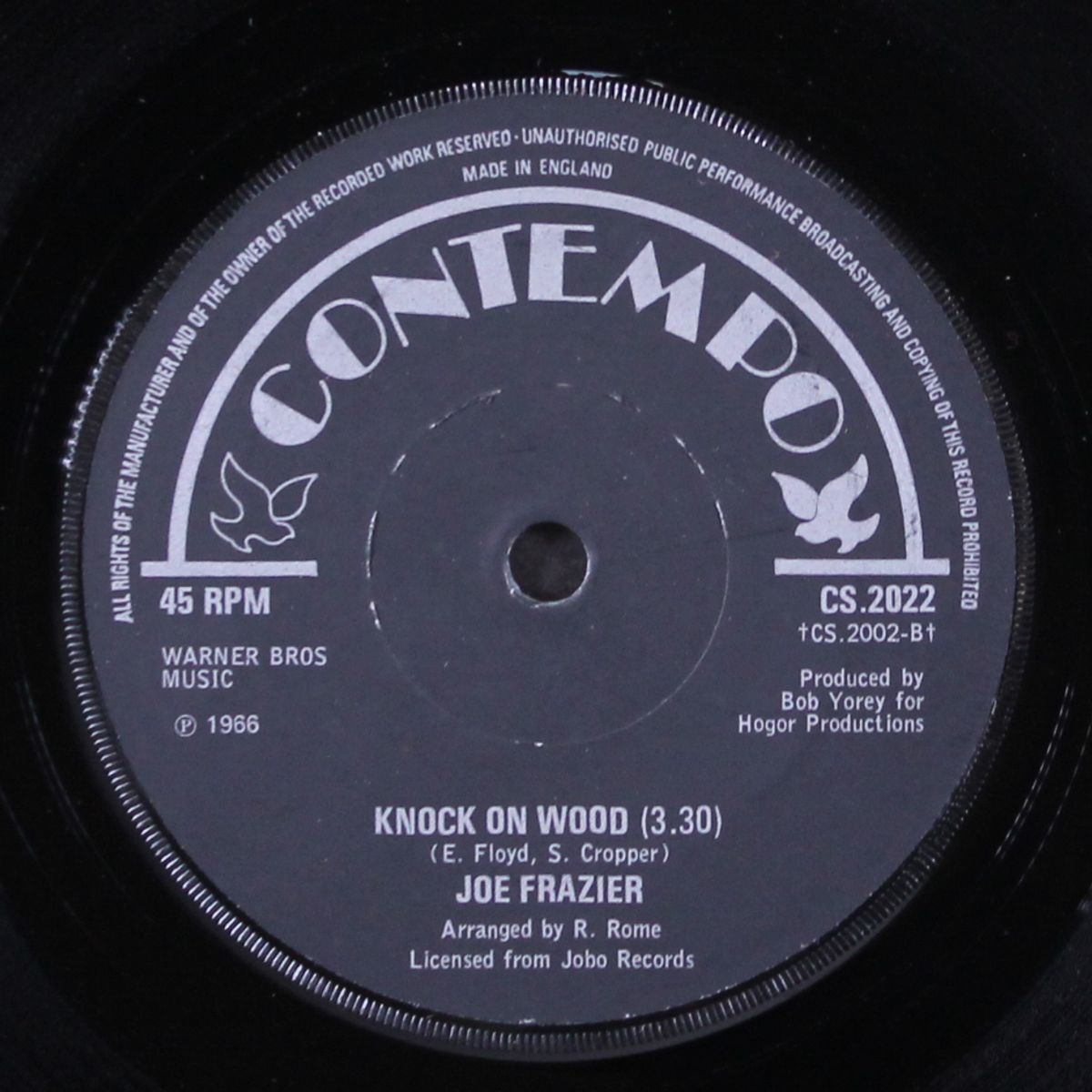 try it again / knock on wood by JOE FRAZIER
