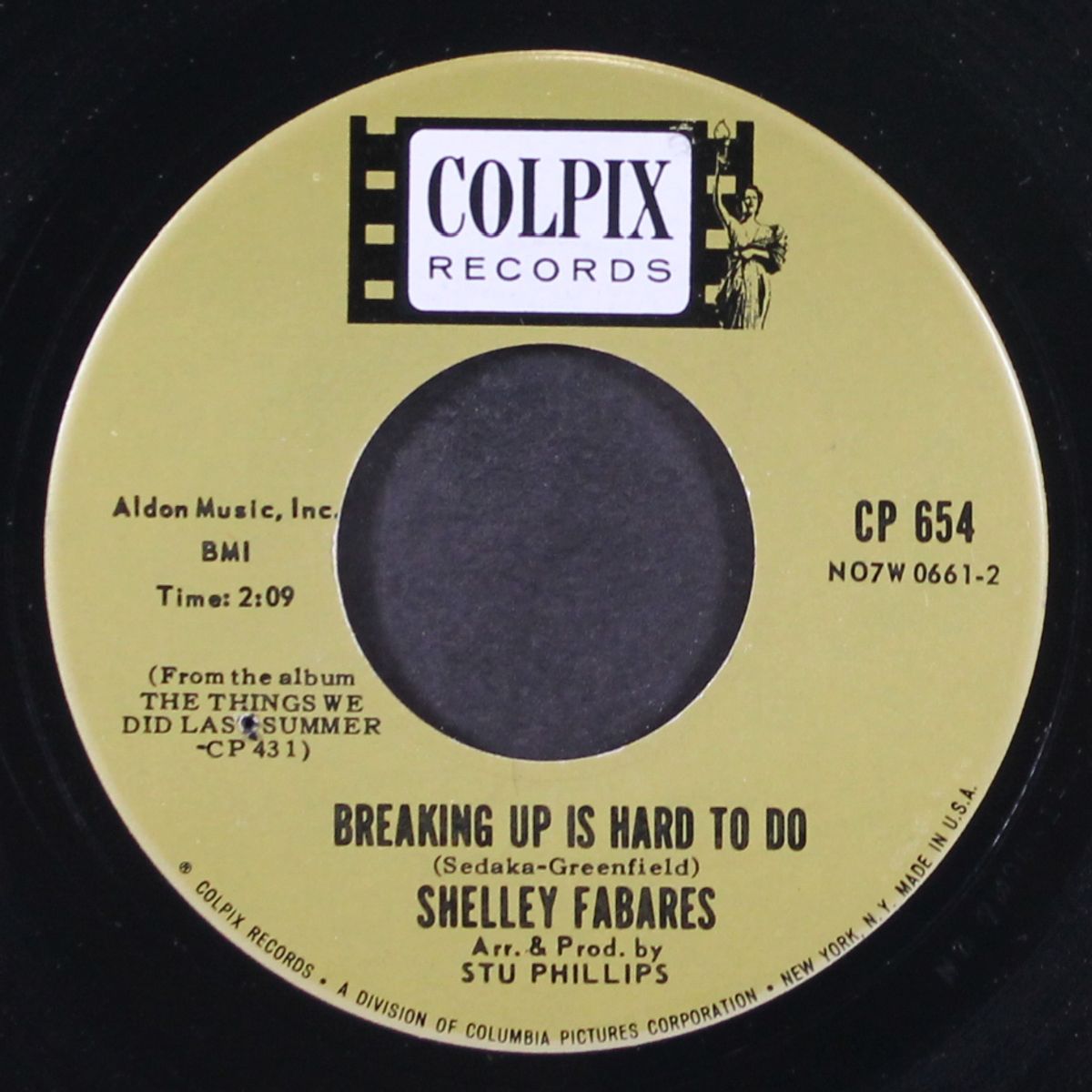 the things we did last summer / breaking up is hard to do by SHELLEY FABARES