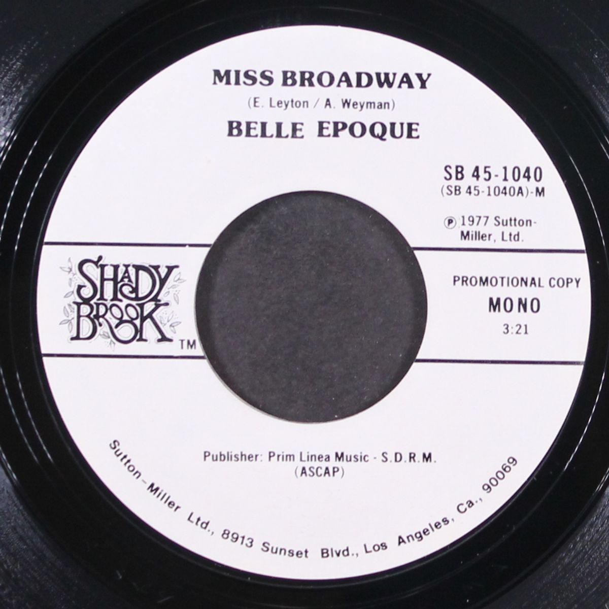 miss broadway / mono by BELLE EPOQUE