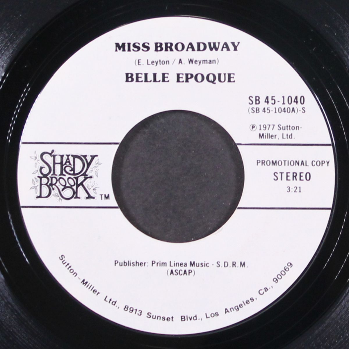 miss broadway / mono by BELLE EPOQUE