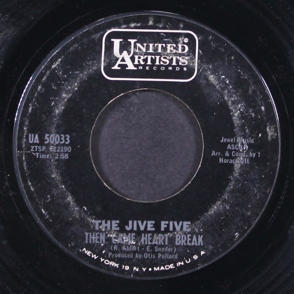 then came heart break / in my neighborhood by JIVE FIVE