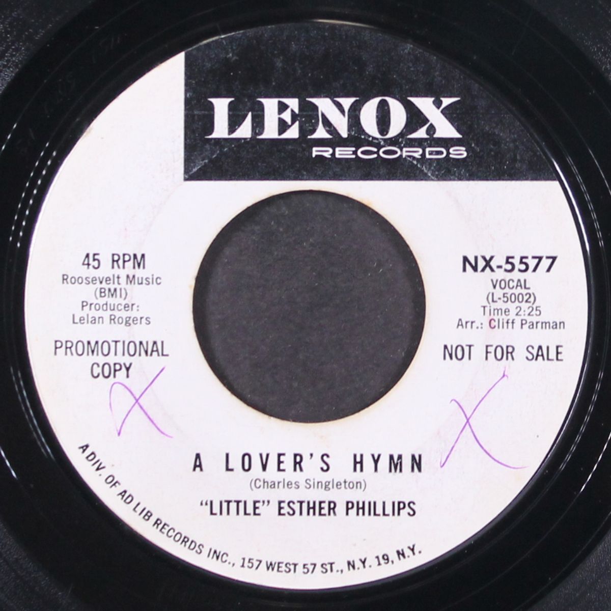god bless the child who's got his own / a lover's hymn by LITTLE ESTHER PHILLIPS
