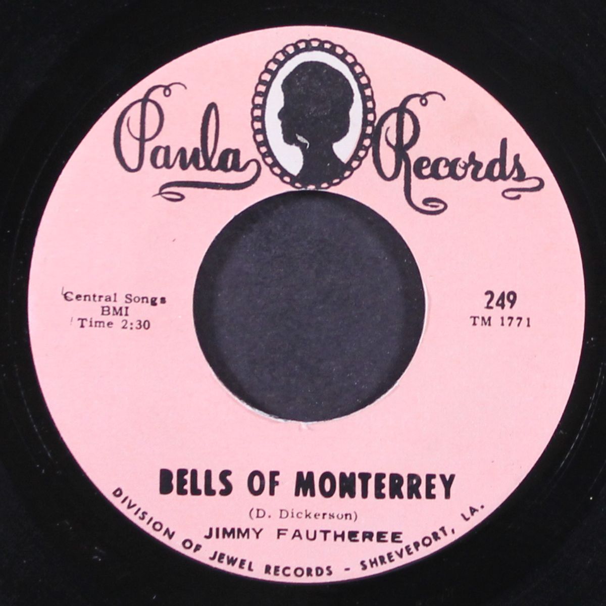 bells of monterrey / keep me in mind by JIMMY FAUTHEREE