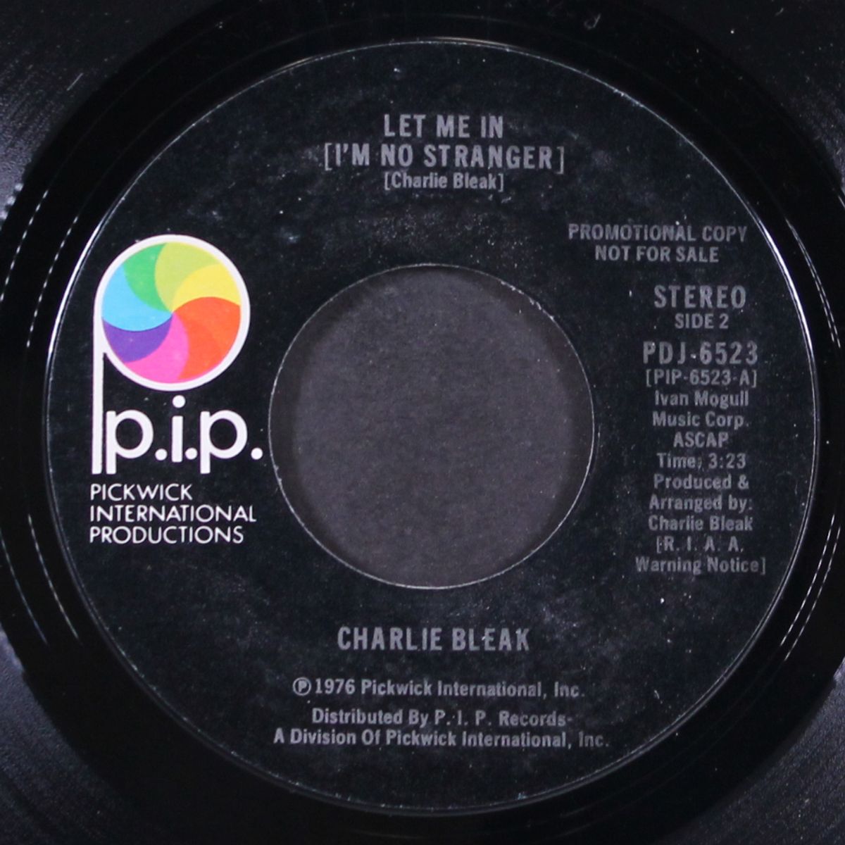let me in by CHARLIE BLEAK