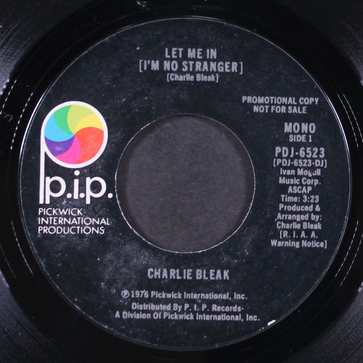 let me in by CHARLIE BLEAK
