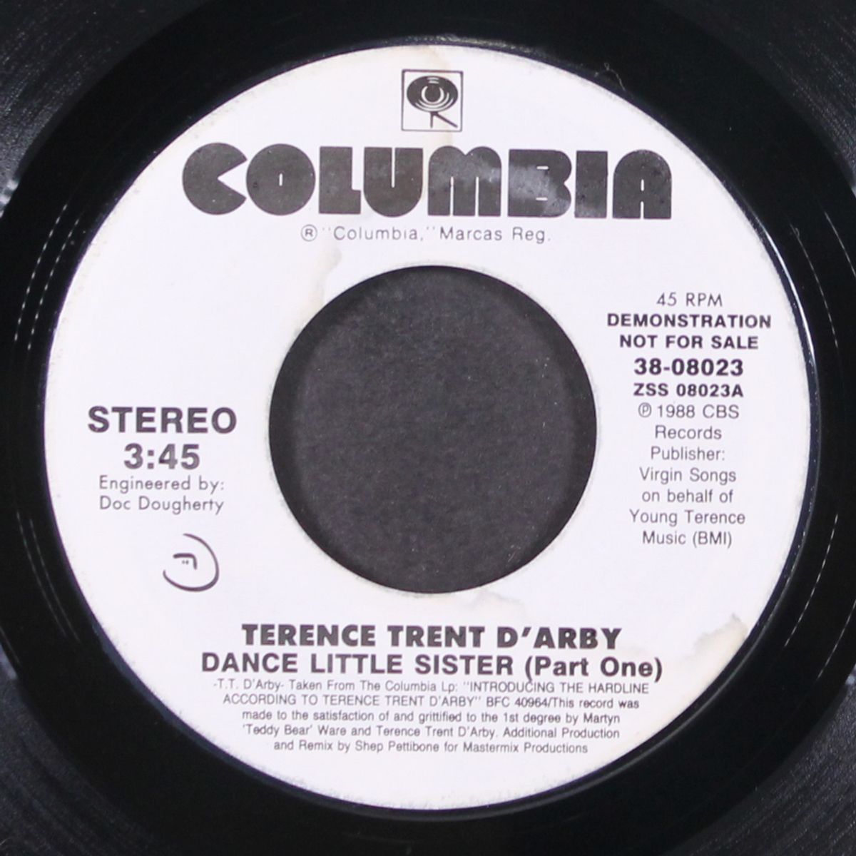 dance little sister by TERENCE TRENT D'ARBY