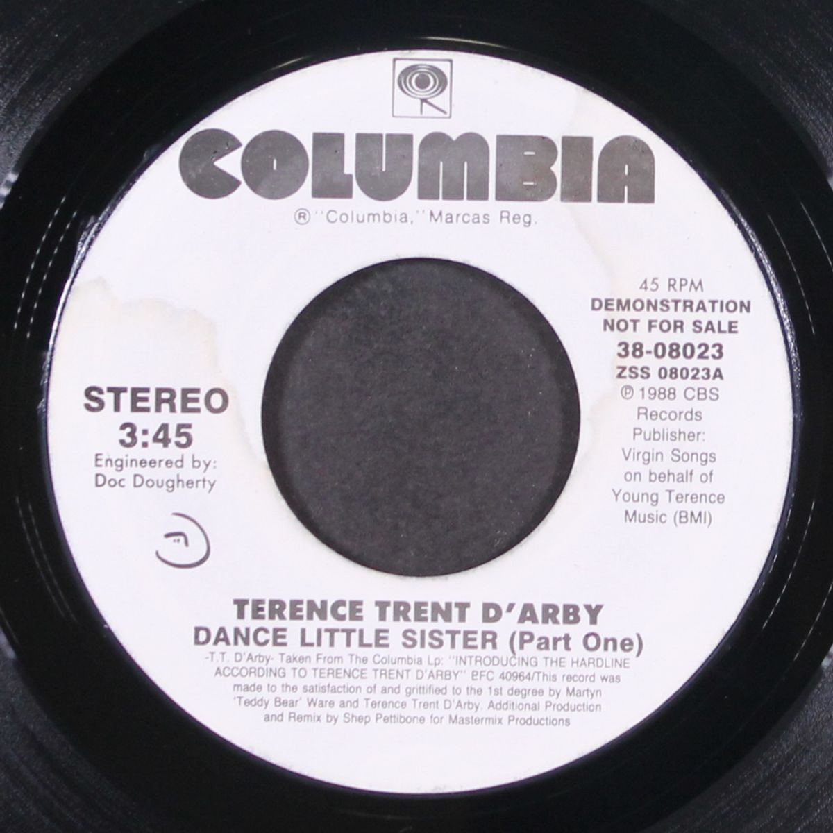 dance little sister by TERENCE TRENT D'ARBY