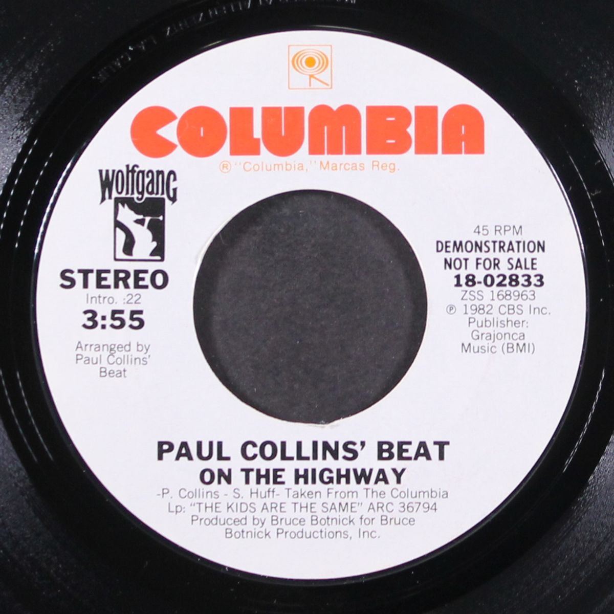 on the highway by PAUL COLLINS' BEAT