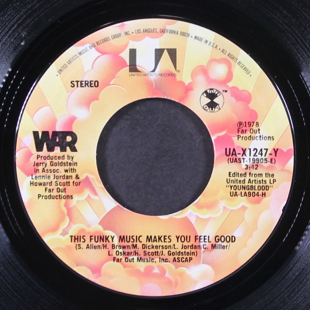 sing a happy song / this funky music makes you feel good by WAR