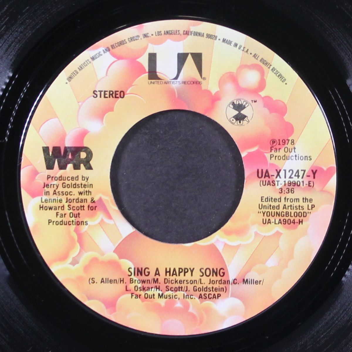 sing a happy song / this funky music makes you feel good by WAR