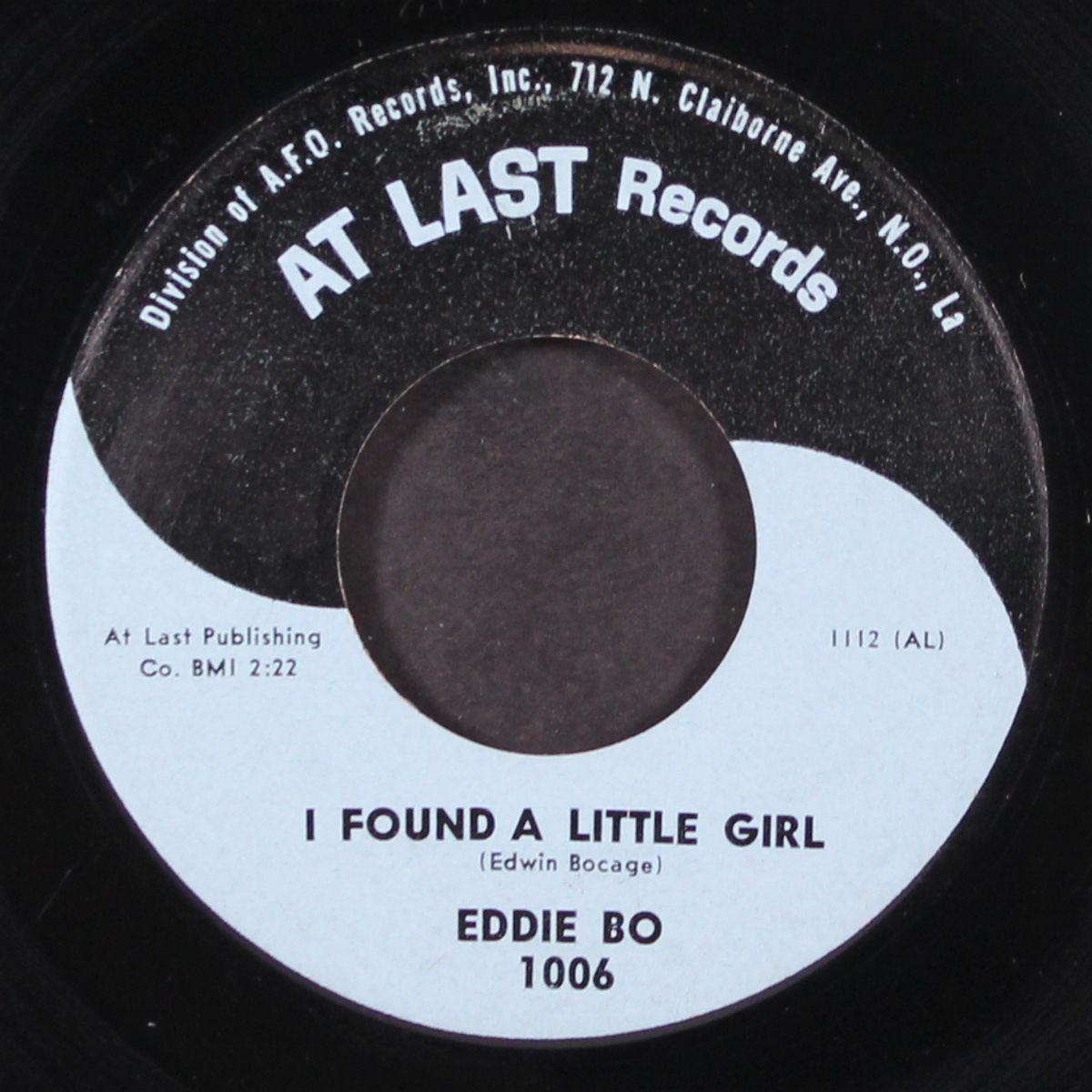 i found a little girl / hold me by EDDIE BO