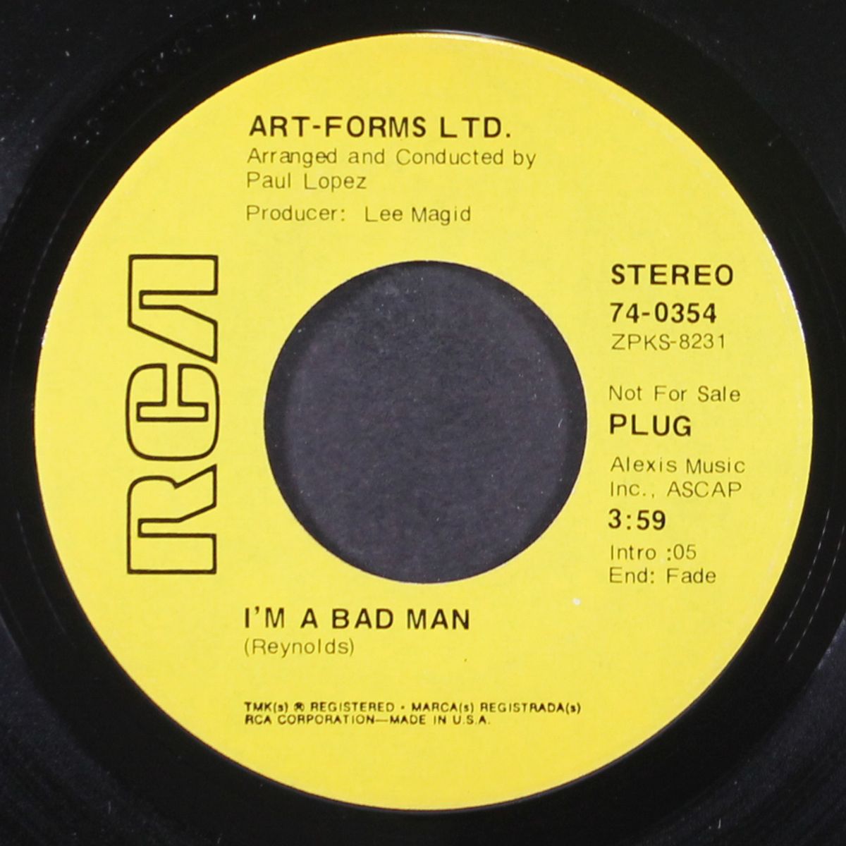 i'm a bad man / apple trees and butterflies by ART-FORMS LTD