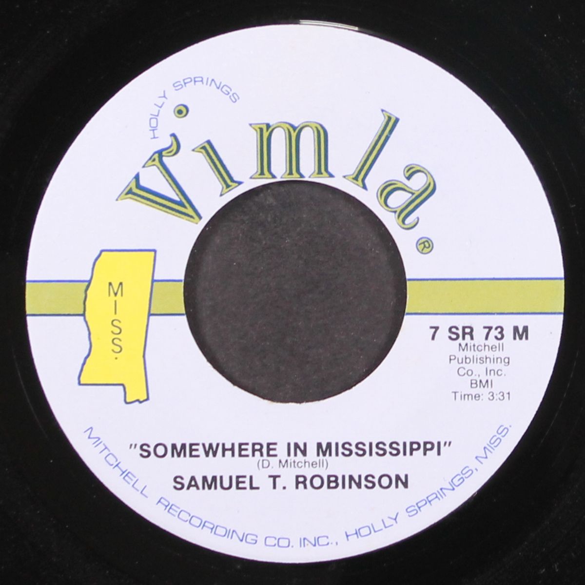 somewhere in mississippi / same by SAMUEL T. ROBINSON