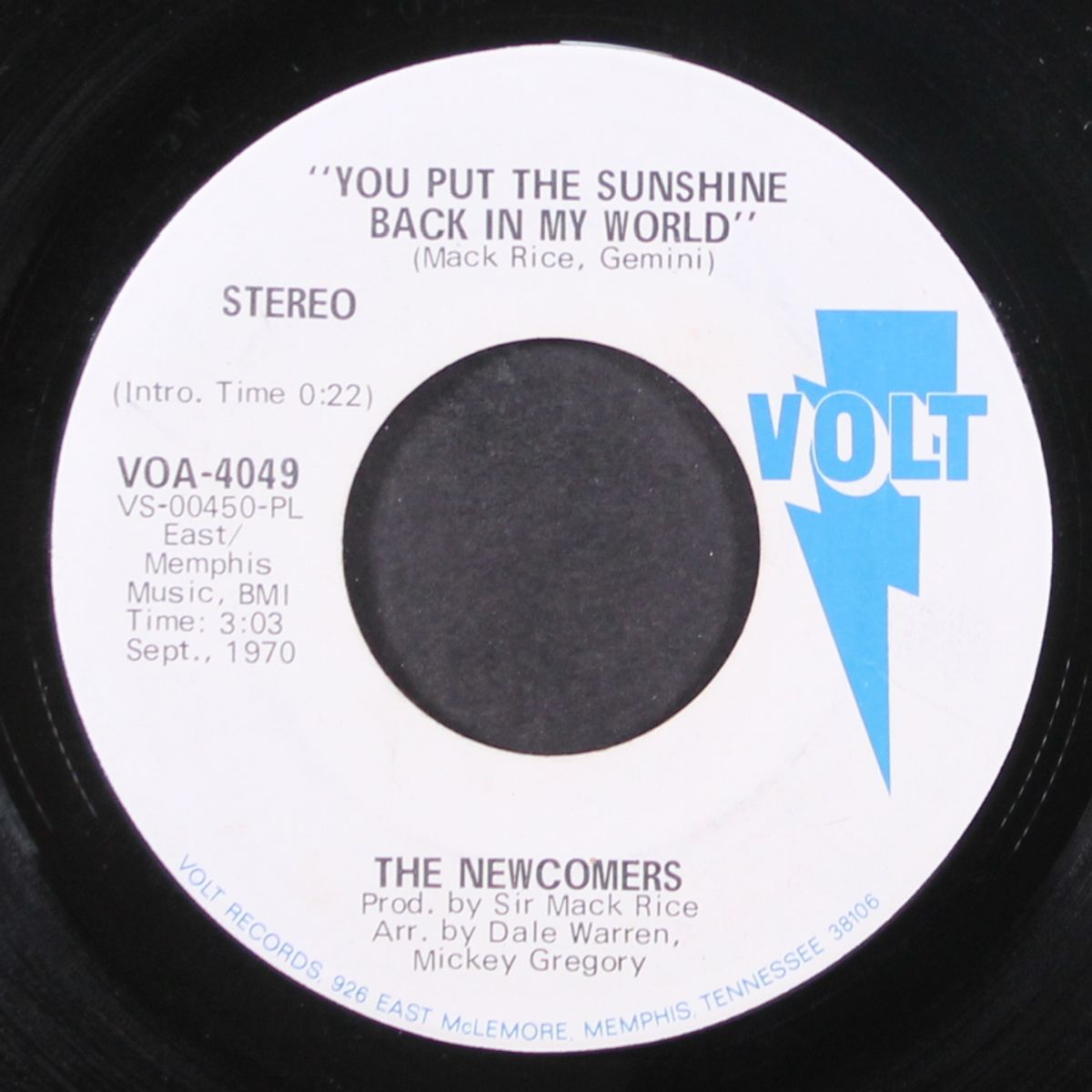 you put the sunshine back in my world / mono by NEWCOMERS