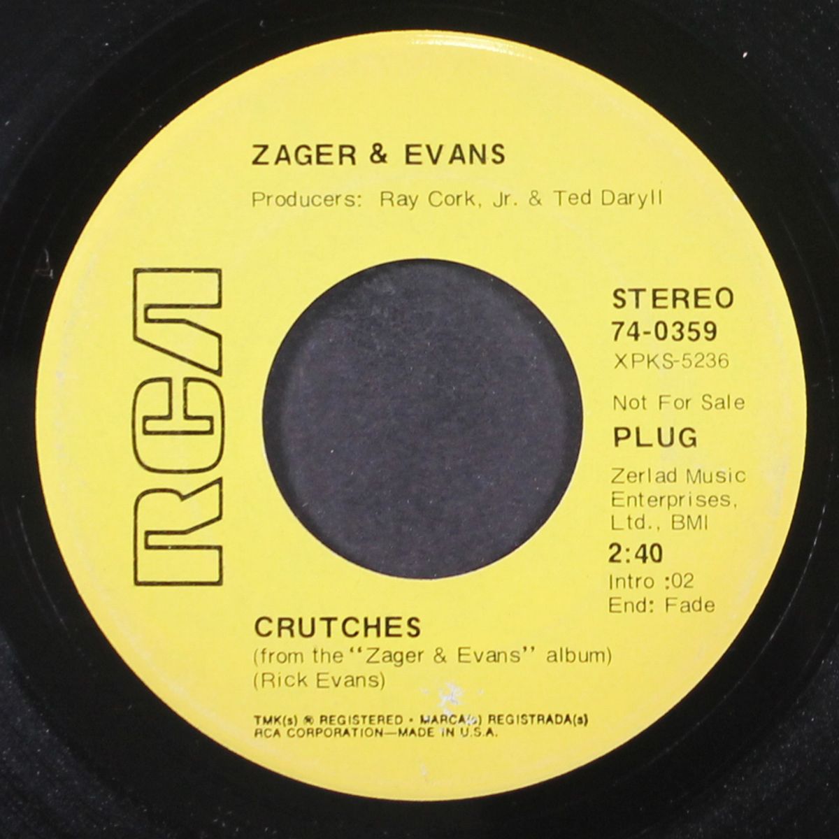crutches by ZAGER & EVANS