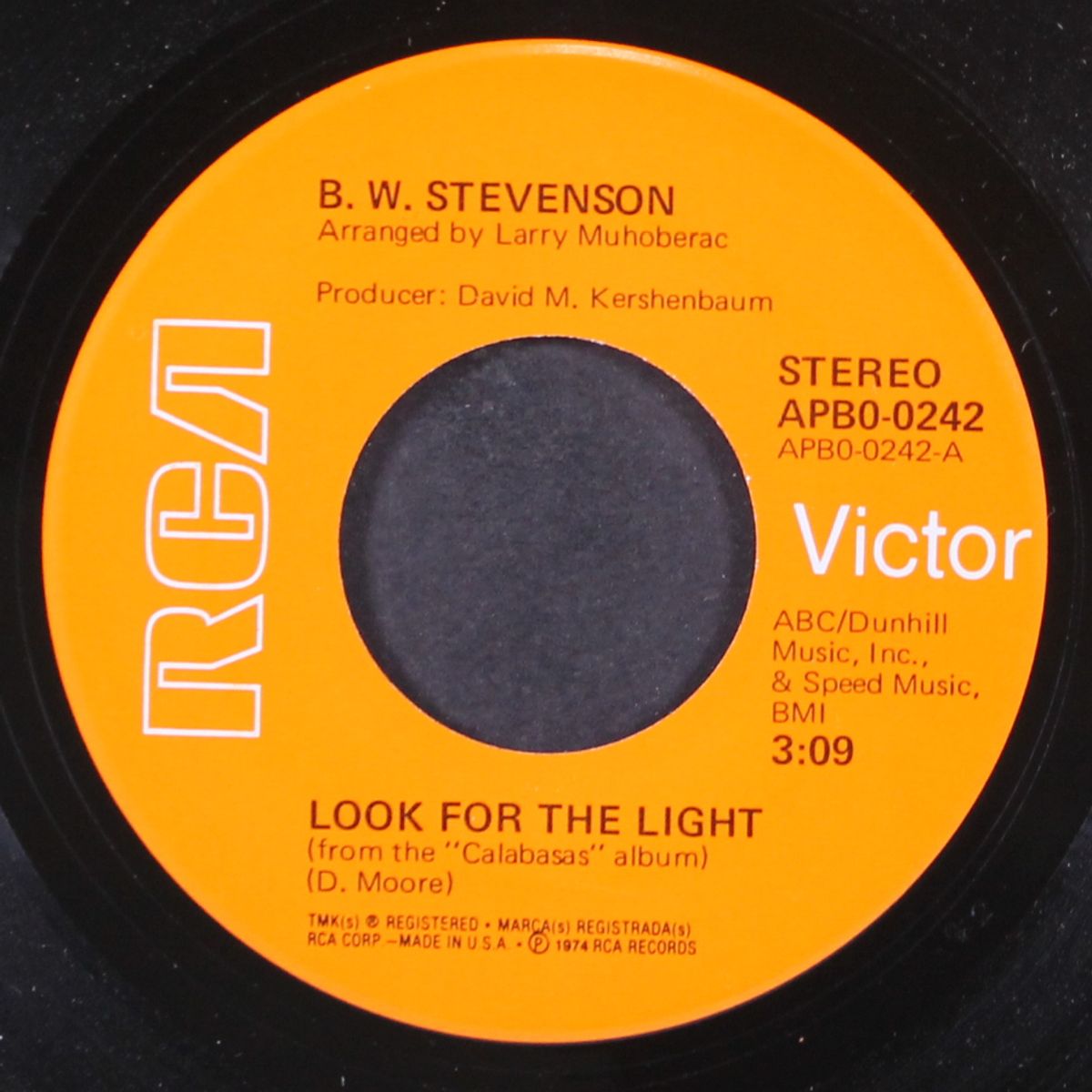 song for katy / look for the light by B.W. STEVENSON