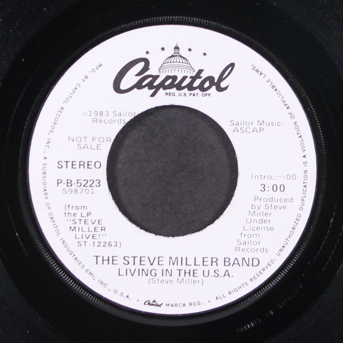 living in the u.s.a / same by STEVE MILLER BAND
