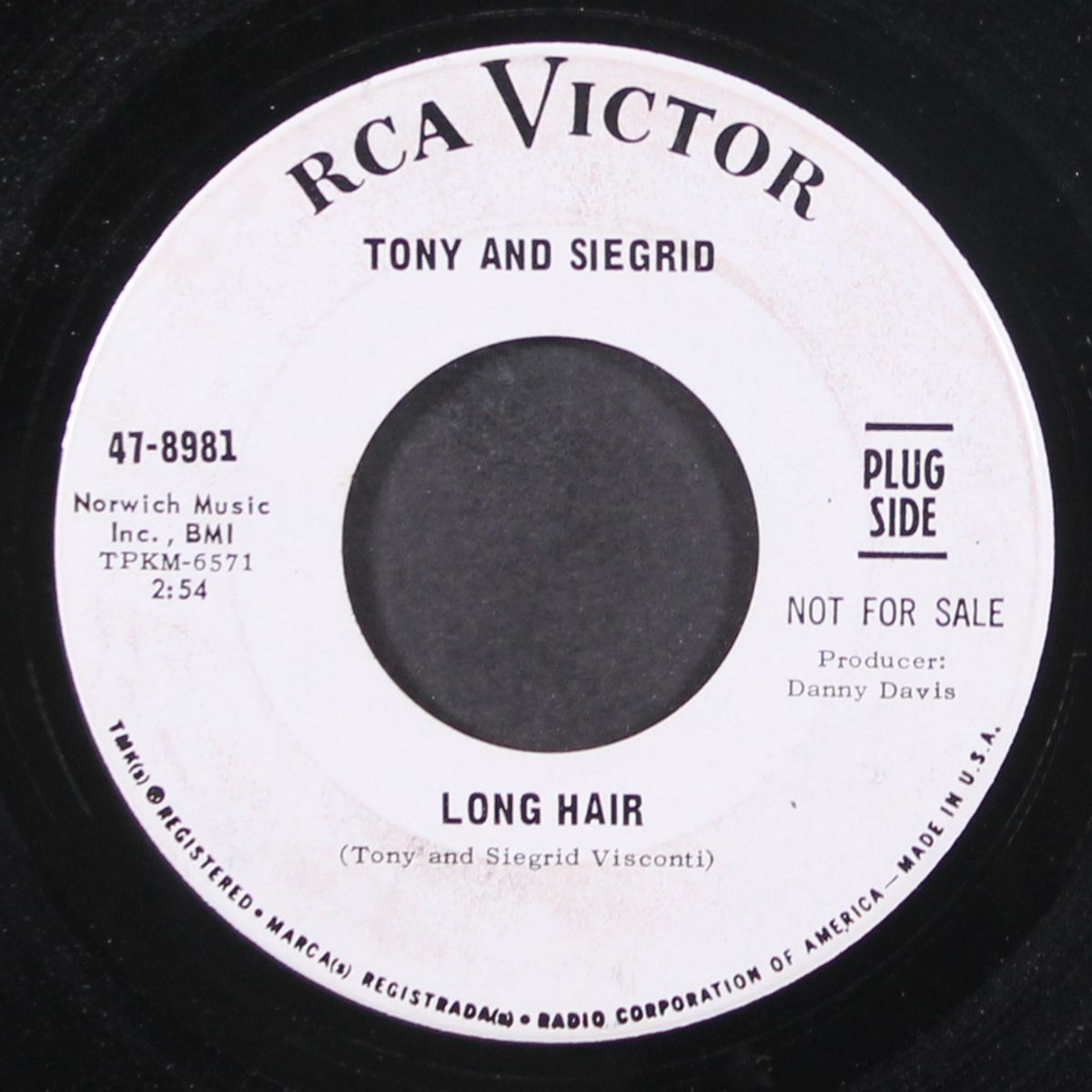 long hair / just be good by TONY & SIEGRID