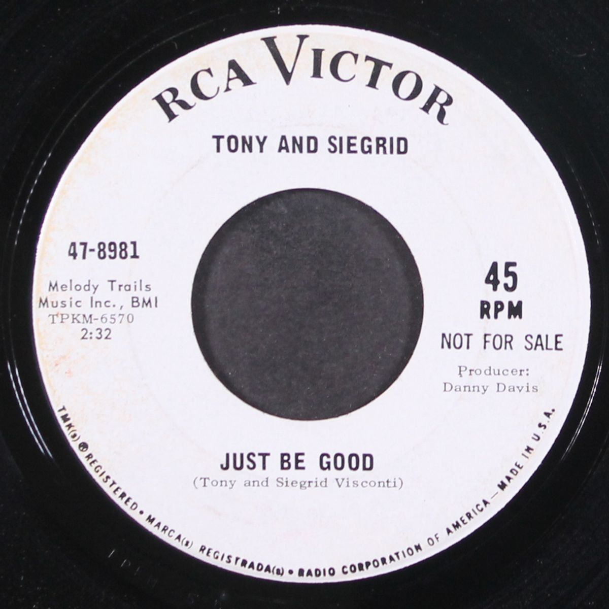 long hair / just be good by TONY & SIEGRID