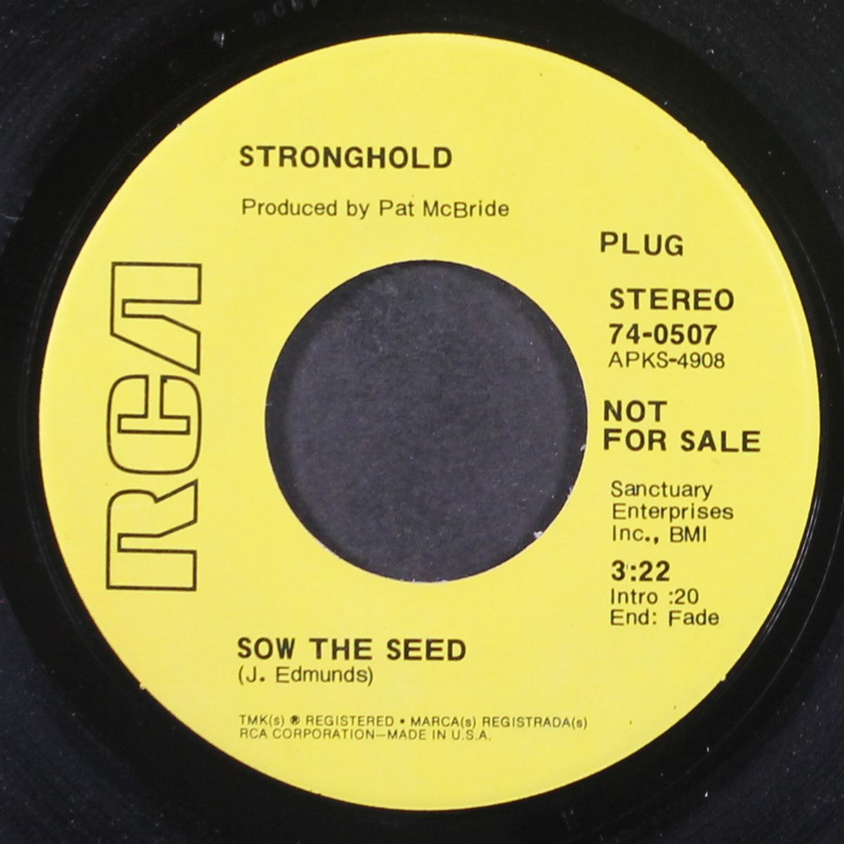 sow the seed by STRONGHOLD