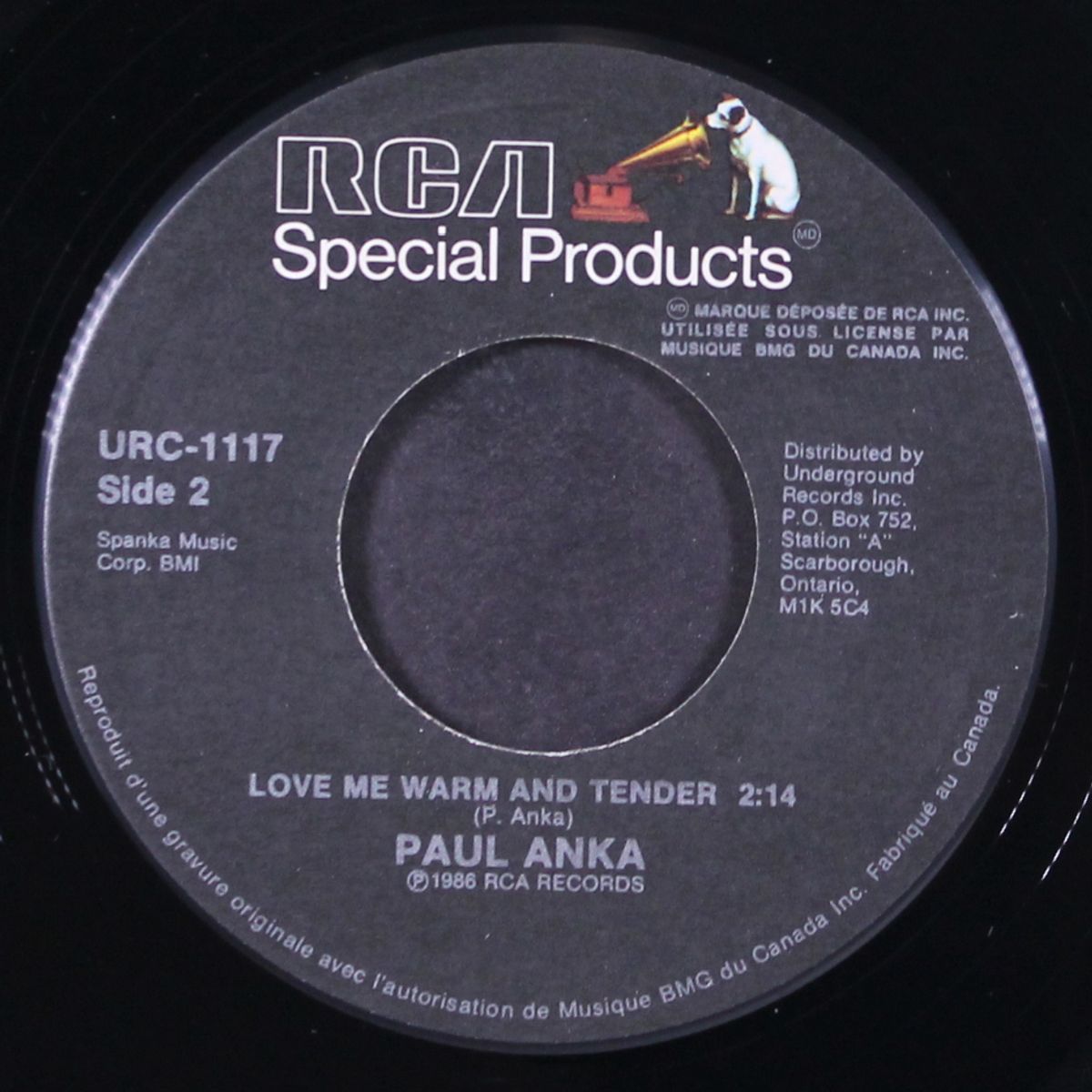 a steel guitar and a glass of wine / love me warm and tender by PAUL ANKA