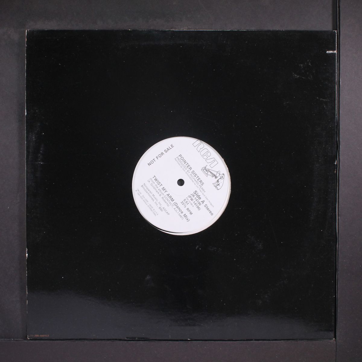 twist my arm (dance mix) / same by POINTER SISTERS