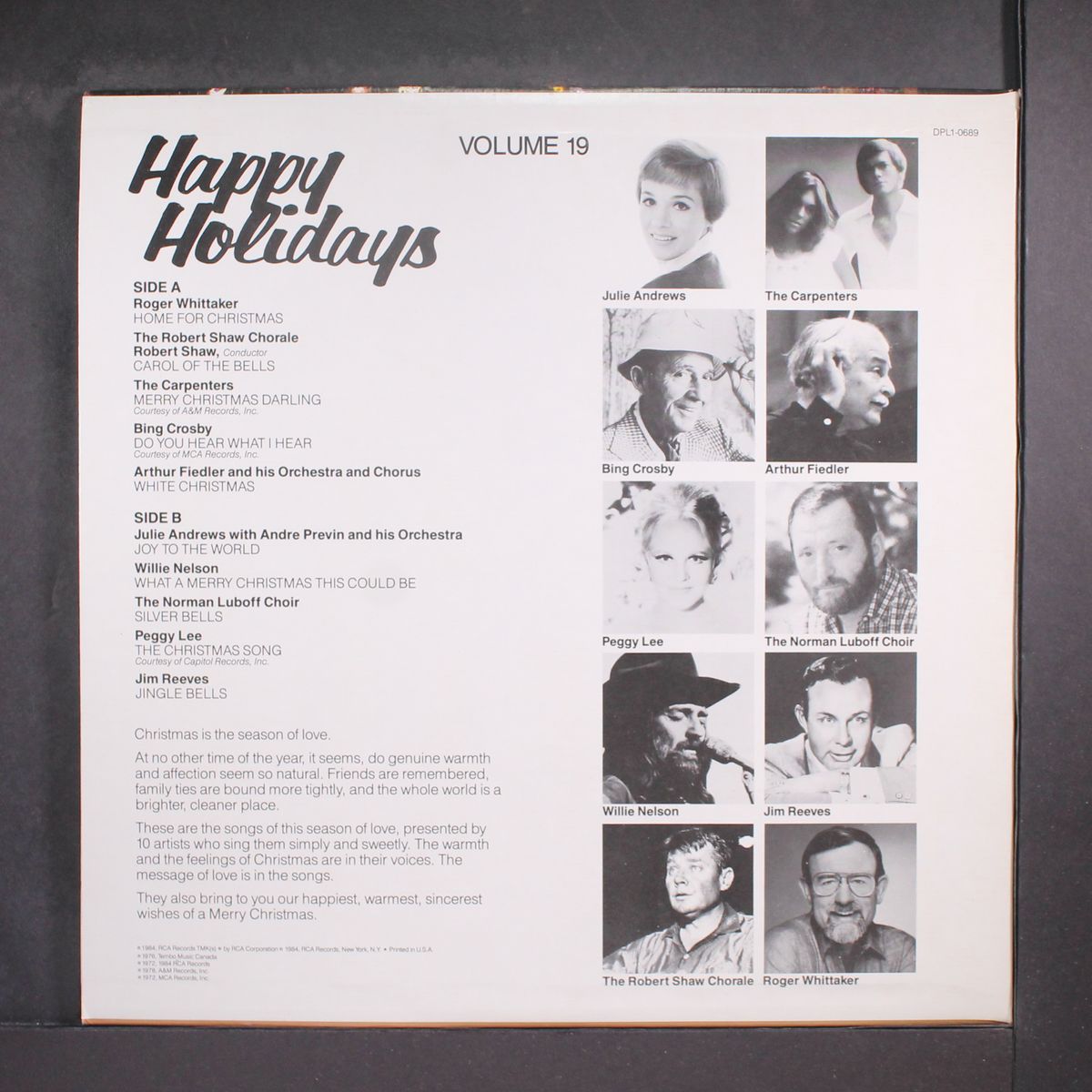 true value happy holidays vol. 19 by VARIOUS