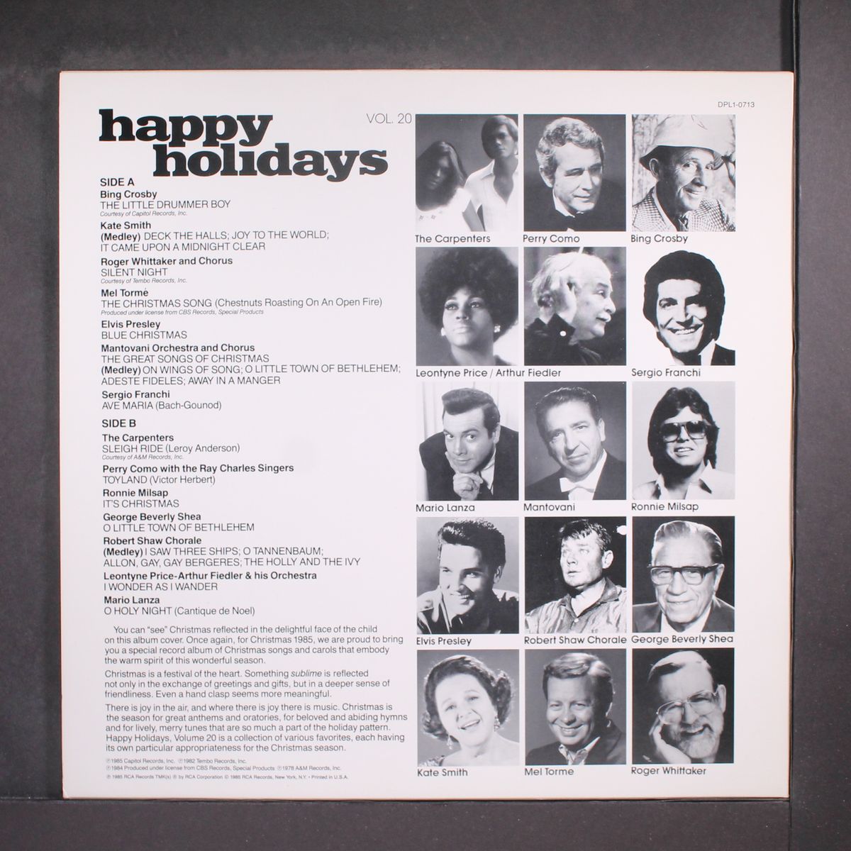 true value happy holidays vol. 20 by VARIOUS