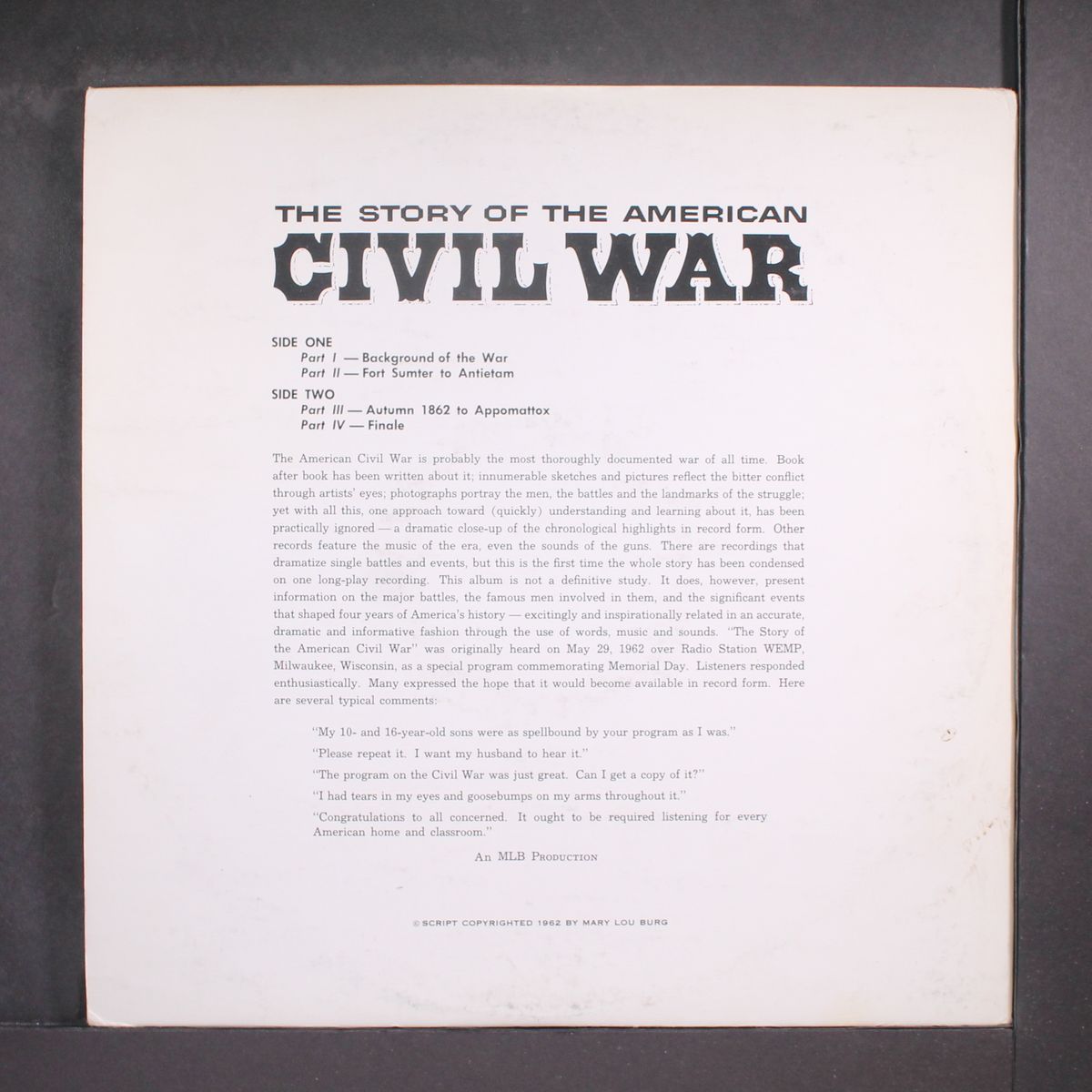 the story of the american civil war by UNKNOWN ARTIST