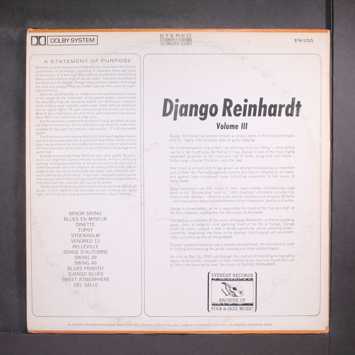 volume iii by DJANGO REINHARDT