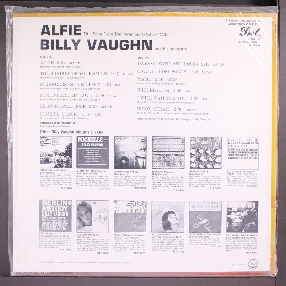 alfie by BILLY VAUGHN