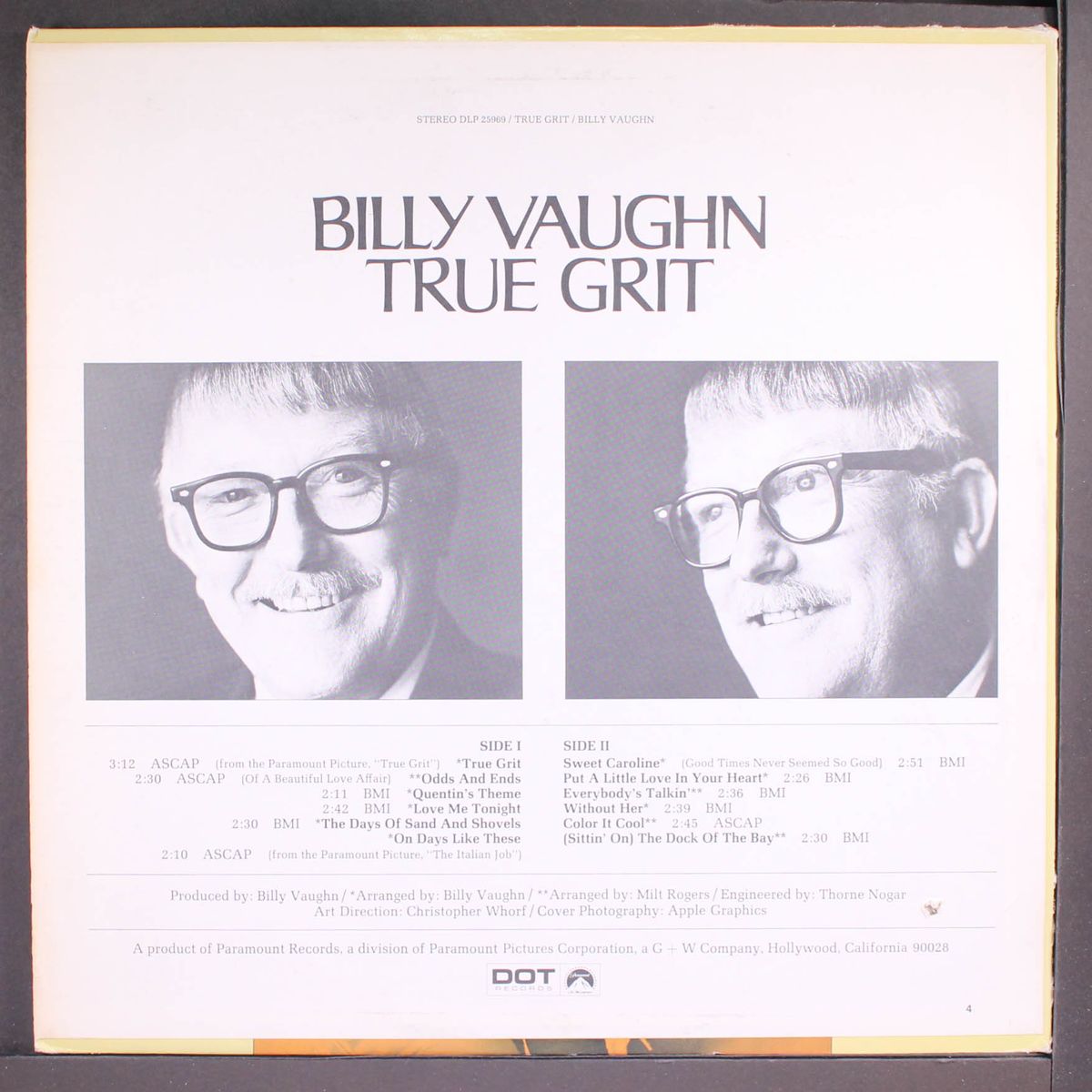 true grit by BILLY VAUGHN