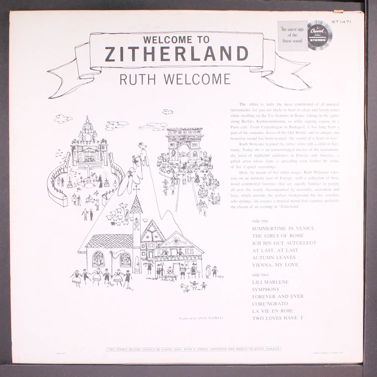 welcome to zitherland by RUTH WELCOME