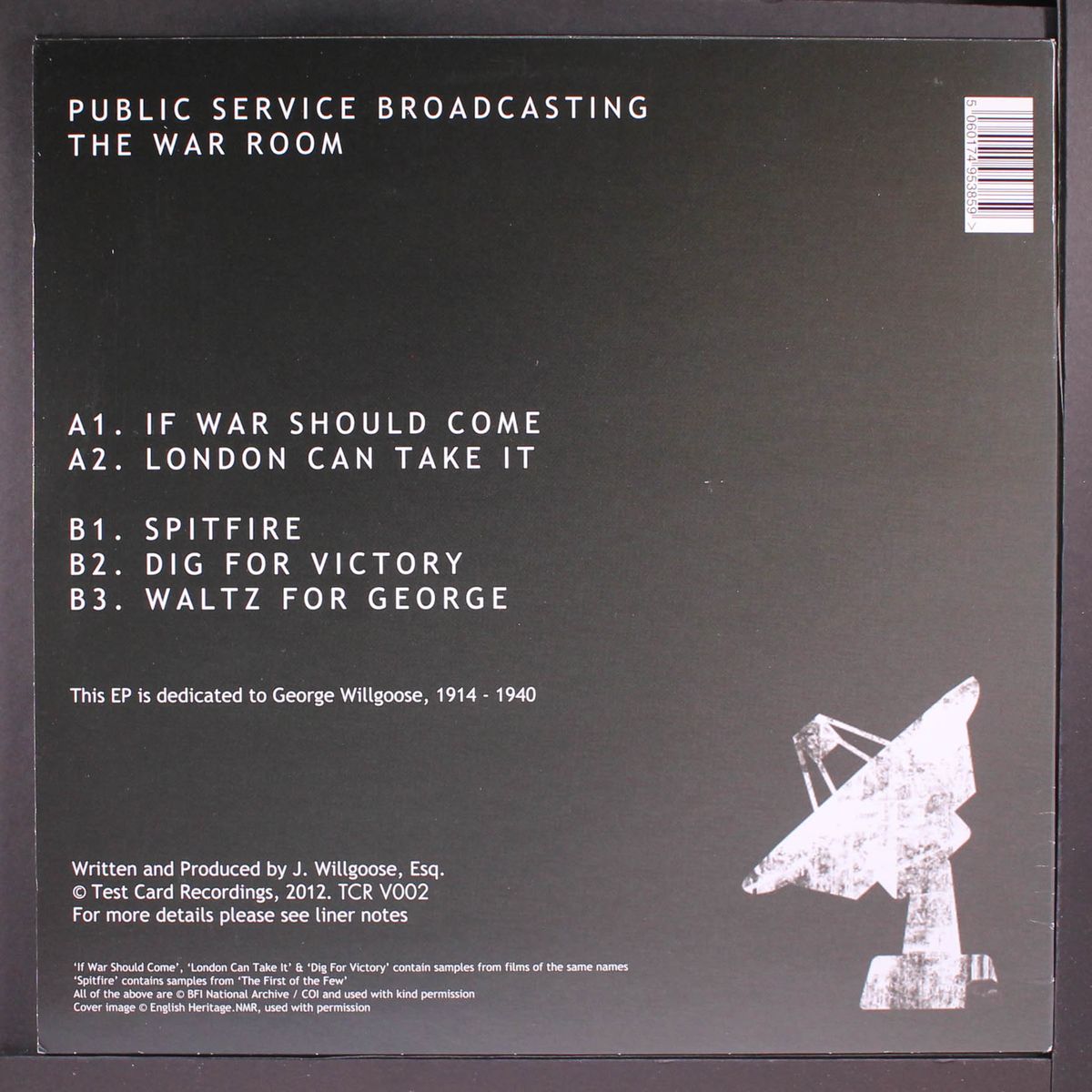 the war room by PUBLIC SERVICE BROADCASTING