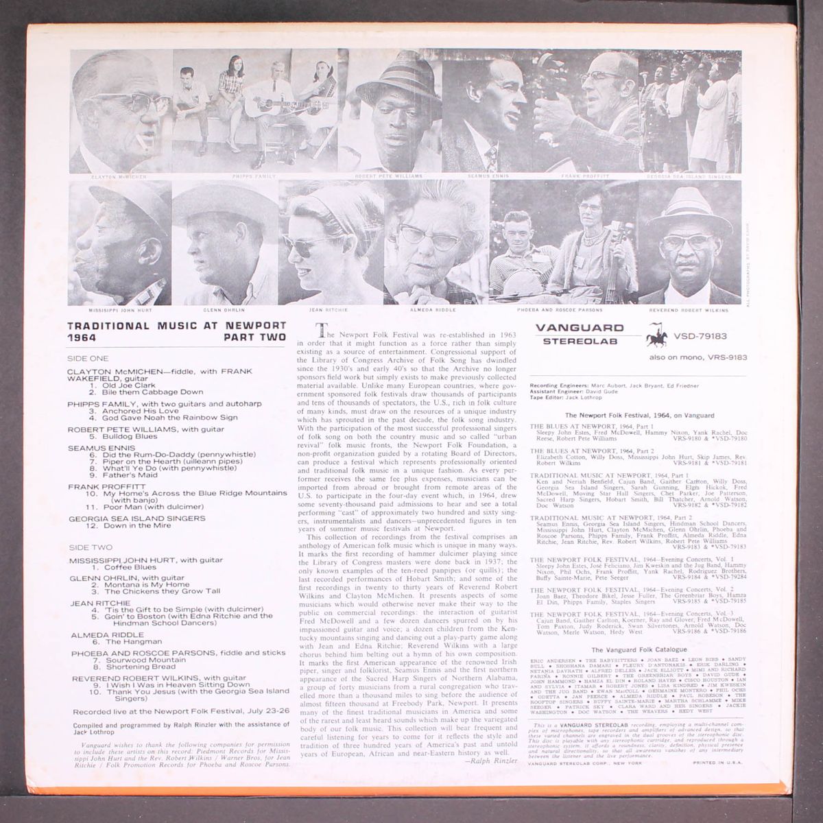 traditional music at newport 1964, part 2 by VARIOUS