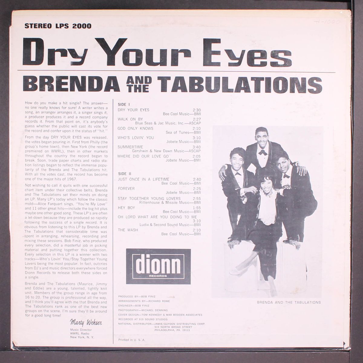 dry your eyes by BRENDA & TABULATIONS
