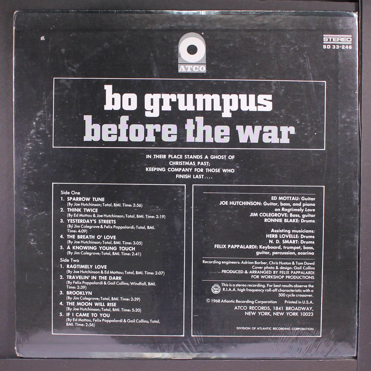 before the war by BO GRUMPUS