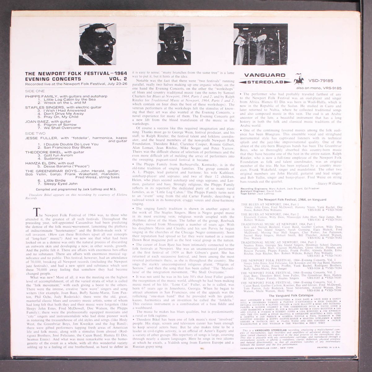 newport folk festival 1964 - evening concerts, vol 2 by VARIOUS