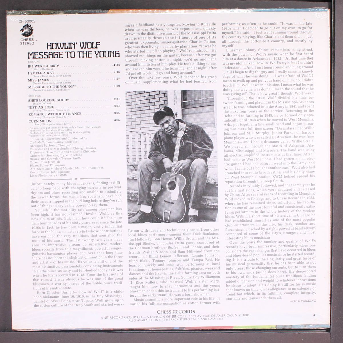 message to the young by HOWLIN' WOLF