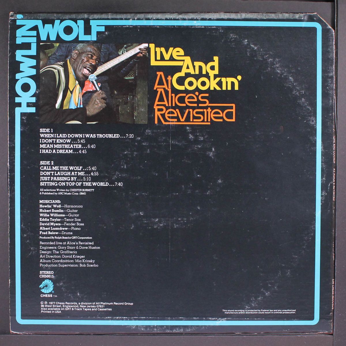 live and cookin' at alice's revisited by HOWLIN' WOLF